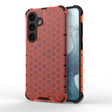 For Samsung Galaxy S24 5G Shockproof Honeycomb Phone Case(Red) - Galaxy S24 5G Cases by PMC TechLife | Online Shopping South Africa | PMC TechLife