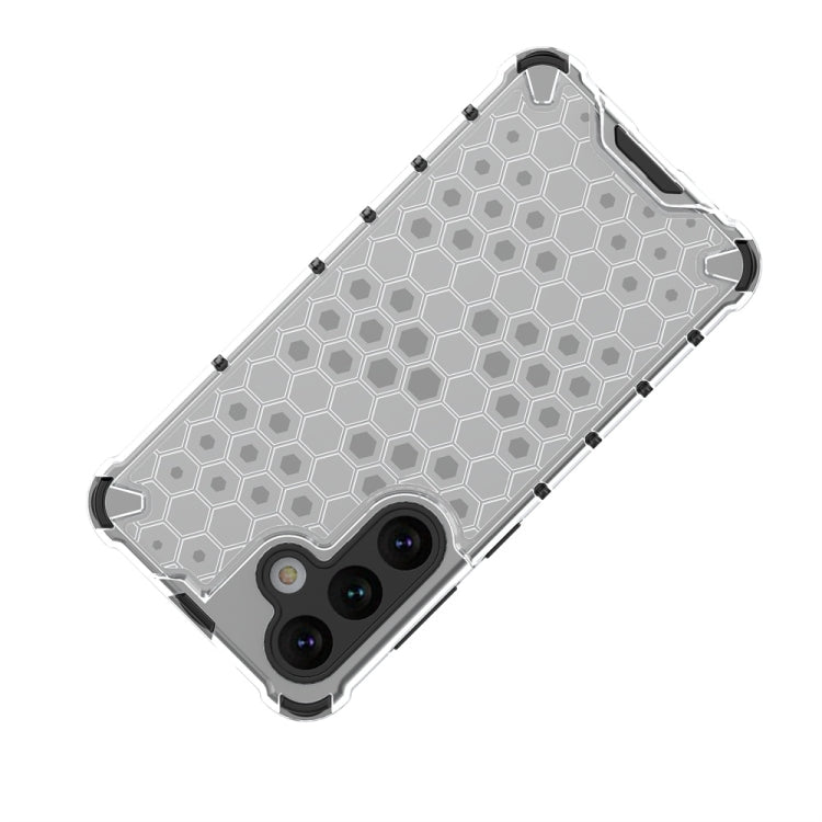 For Samsung Galaxy S24 5G Shockproof Honeycomb Phone Case(Green)