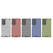 For Samsung Galaxy A25 5G Shockproof Honeycomb Phone Case(Black)