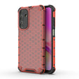 For Samsung Galaxy A25 5G Shockproof Honeycomb Phone Case(Red) - Galaxy Phone Cases by PMC TechLife | Online Shopping South Africa | PMC TechLife | Buy Now Pay Later Mobicred