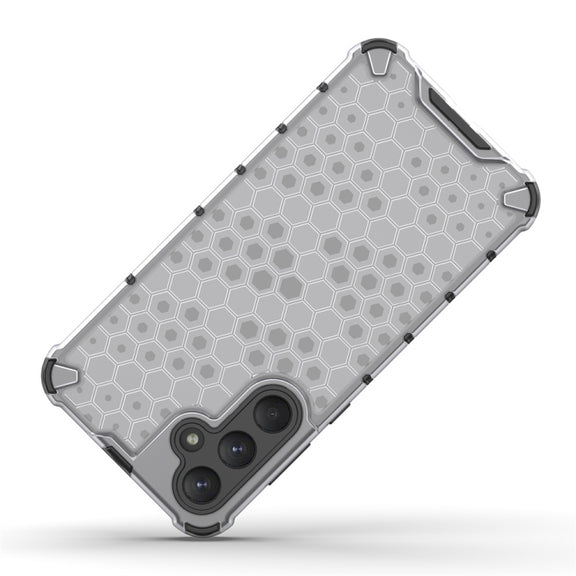 For Samsung Galaxy A55 Shockproof Honeycomb Phone Case(Green)