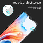 For OPPO A59 2023 MOFI 9H 2.5D Full Screen Tempered Glass Film(Black)