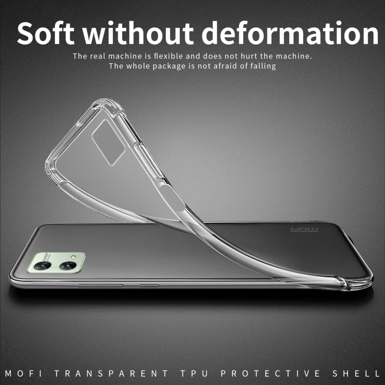 For Motorola Moto G84 MOFI Ming Series Ultra-thin TPU Phone Case(Transparent)