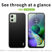 For Motorola Moto G54 MOFI Ming Series Ultra-thin TPU Phone Case(Transparent)