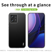 For Motorola Edge 40 Neo MOFI Ming Series Ultra-thin TPU Phone Case(Transparent)