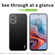 For Motorola Moto G34 MOFI Ming Series Ultra-thin TPU Phone Case(Transparent)