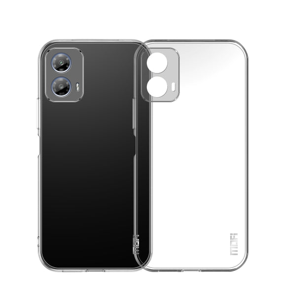 For Motorola Moto G34 MOFI Ming Series Ultra-thin TPU Phone Case(Transparent)