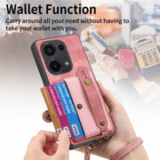 For Xiaomi Redmi Note 13 Pro 4G Retro Cross Wristband Wallet Leather Back Phone Case(Pink)