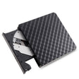 633 Rhombus Pattern USB3.0 Computer Laptop External Optical Drive Burner DVD Write(Black) - Rewritable Drive by PMC TechLife | Online Shopping South Africa | PMC TechLife | Buy Now Pay Later Mobicred