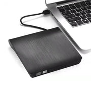 663 High Speed CD DVD Burner USB3.0 Computer Laptop External Optical Drive Burner(White)