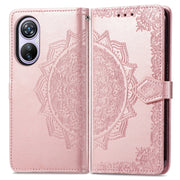 For Blackview A200 Pro Mandala Flower Embossed Leather Phone Case(Rose Gold)