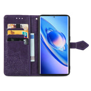 For Blackview A200 Pro Mandala Flower Embossed Leather Phone Case(Purple)