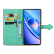For Blackview A200 Pro Mandala Flower Embossed Leather Phone Case(Green)