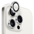 For iPhone 15 Pro / 15 Pro Max NORTHJO Camera Lens Protector Tempered Glass CD Vein Metal Ring Film(Silver) - iPhone 15 Pro Tempered Glass by NORTHJO | Online Shopping South Africa | PMC TechLife