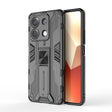 For Redmi Note 13 5G Supersonic Armor PC Hybrid TPU Phone Case(Black) - Note 13 Cases by PMC TechLife | Online Shopping South Africa | PMC TechLife | Buy Now Pay Later Mobicred