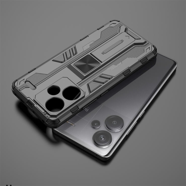 For Redmi Note 13 Pro+ Supersonic Armor PC Hybrid TPU Phone Case(Blue)