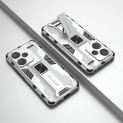 For Redmi Note 13 Pro+ Supersonic Armor PC Hybrid TPU Phone Case(Silver)