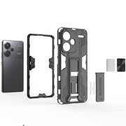 For Redmi Note 13 Pro 5G Supersonic Armor PC Hybrid TPU Phone Case(Grey)