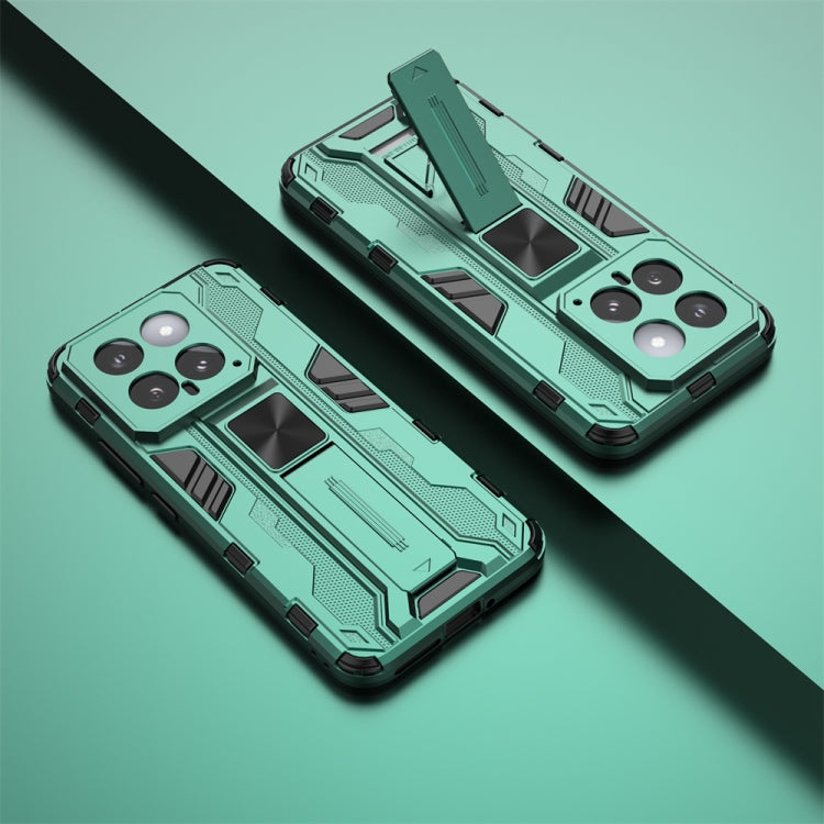 For Xiaomi 14 Supersonic Armor PC Hybrid TPU Phone Case(Green)