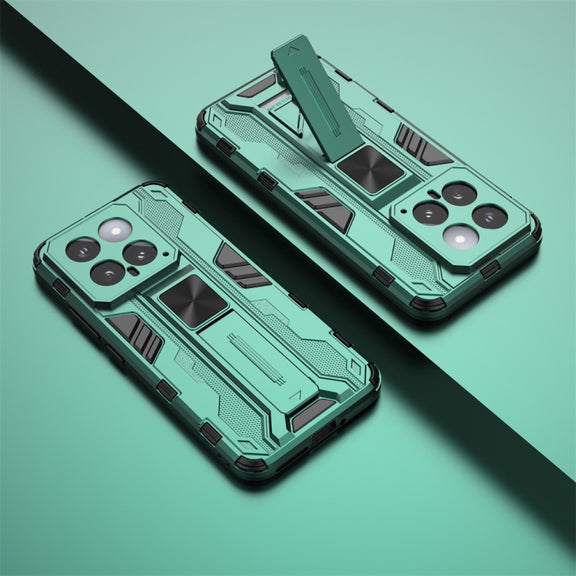 For Xiaomi 14 Supersonic Armor PC Hybrid TPU Phone Case(Green)