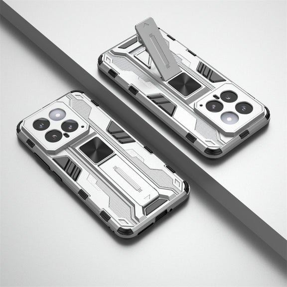 For Xiaomi 14 Supersonic Armor PC Hybrid TPU Phone Case(Silver)