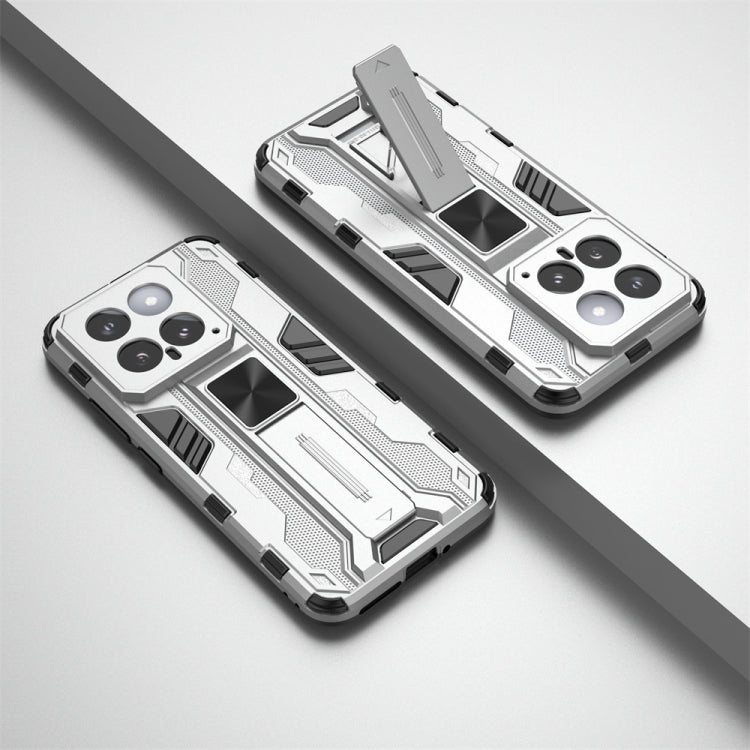 For Xiaomi 14 Supersonic Armor PC Hybrid TPU Phone Case(Silver)