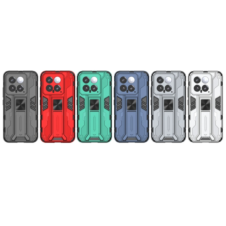 For Xiaomi 14 Supersonic Armor PC Hybrid TPU Phone Case(Grey)