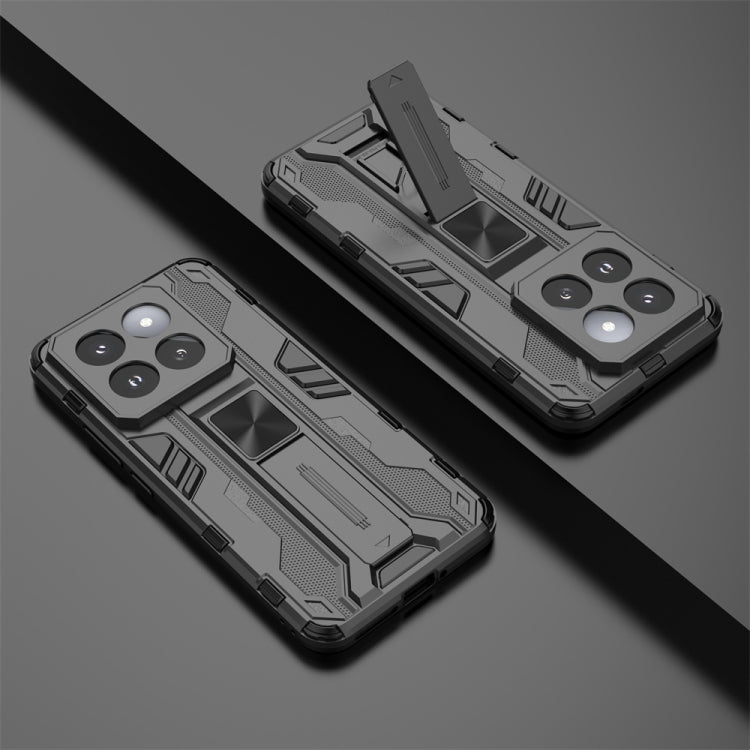 For Xiaomi 14 Pro Supersonic Armor PC Hybrid TPU Phone Case(Black)