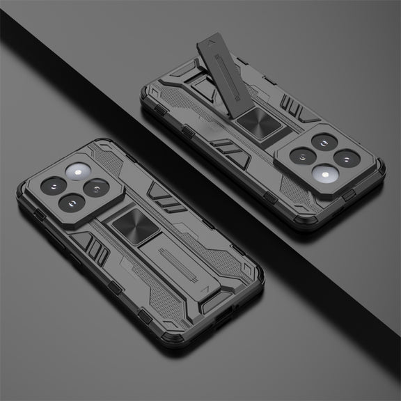 For Xiaomi 14 Pro Supersonic Armor PC Hybrid TPU Phone Case(Black)