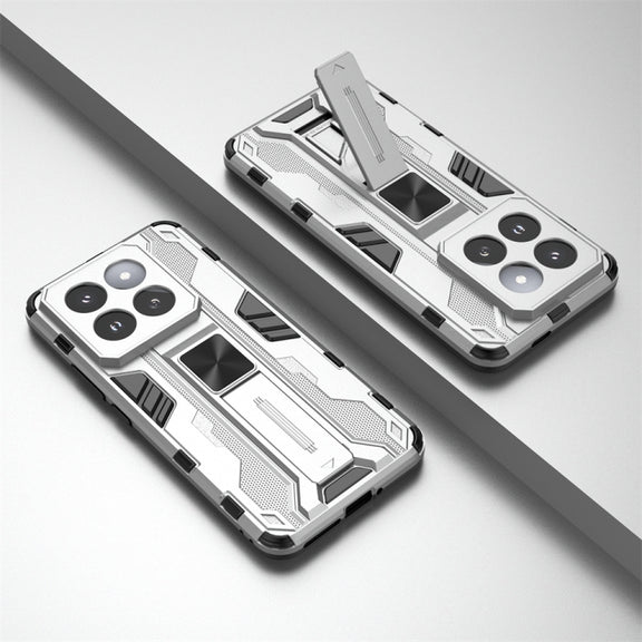 For Xiaomi 14 Pro Supersonic Armor PC Hybrid TPU Phone Case(Silver)