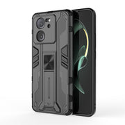 For Xiaomi 13T Supersonic Armor PC Hybrid TPU Phone Case(Black)
