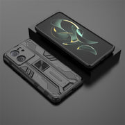 For Xiaomi 13T Supersonic Armor PC Hybrid TPU Phone Case(Black)