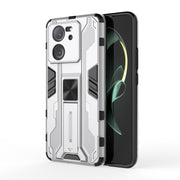 For Xiaomi 13T Pro Supersonic Armor PC Hybrid TPU Phone Case(Silver)