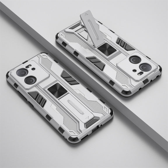 For Xiaomi 13T Pro Supersonic Armor PC Hybrid TPU Phone Case(Silver)