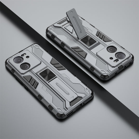 For Xiaomi 13T Pro Supersonic Armor PC Hybrid TPU Phone Case(Grey)