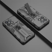 For Redmi K70 Supersonic Armor PC Hybrid TPU Phone Case(Black)