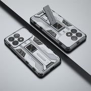 For Redmi K70 Supersonic Armor PC Hybrid TPU Phone Case(Grey)