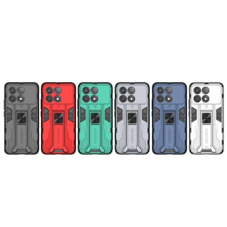 For Redmi K70 Pro Supersonic Armor PC Hybrid TPU Phone Case(Red)