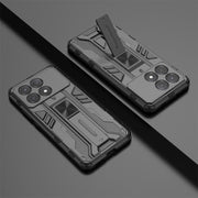 For Redmi K70E Supersonic Armor PC Hybrid TPU Phone Case(Black)