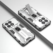 For Redmi K70E Supersonic Armor PC Hybrid TPU Phone Case(Silver)