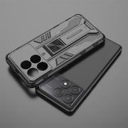 For Redmi K70E Supersonic Armor PC Hybrid TPU Phone Case(Grey)
