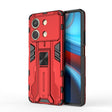 For Redmi Note 13R Pro Supersonic Armor PC Hybrid TPU Phone Case(Red) - Xiaomi Cases by PMC TechLife | Online Shopping South Africa | PMC TechLife | Buy Now Pay Later Mobicred
