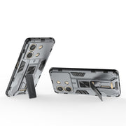 For Redmi Note 13R Pro Supersonic Armor PC Hybrid TPU Phone Case(Grey)