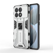 For Xiaomi Poco X6 Pro Supersonic Armor PC Hybrid TPU Phone Case(Silver)
