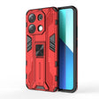 For Redmi Note 13 4G Supersonic Armor PC Hybrid TPU Phone Case(Red) - Note 13 Cases by PMC TechLife | Online Shopping South Africa | PMC TechLife | Buy Now Pay Later Mobicred