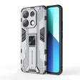 For Redmi Note 13 4G Supersonic Armor PC Hybrid TPU Phone Case(Grey) - Note 13 Cases by PMC TechLife | Online Shopping South Africa | PMC TechLife | Buy Now Pay Later Mobicred