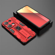 For  Redmi Note 13 Pro 4G Supersonic Armor PC Hybrid TPU Phone Case(Red)