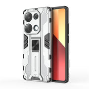 For  Redmi Note 13 Pro 4G Supersonic Armor PC Hybrid TPU Phone Case(Silver)