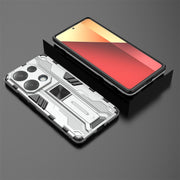 For  Redmi Note 13 Pro 4G Supersonic Armor PC Hybrid TPU Phone Case(Silver)