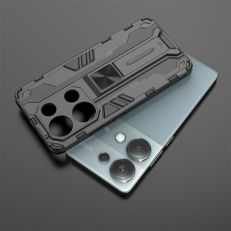 For  Redmi Note 13 Pro 4G Supersonic Armor PC Hybrid TPU Phone Case(Grey)